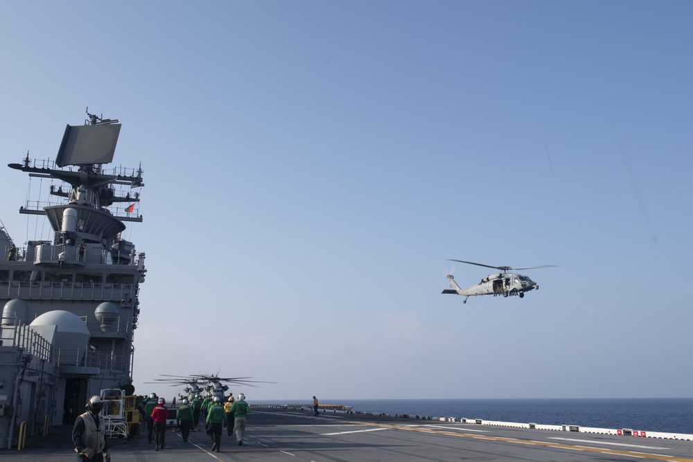 USS America (LHA 6) And 31st Marine Expeditionary Unit Conduct VBSS Exercise