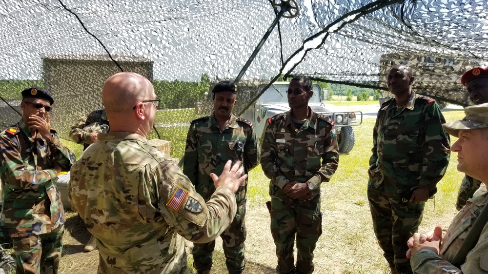 Djiboutian military visit Kentucky Guard for State Partnership Program
