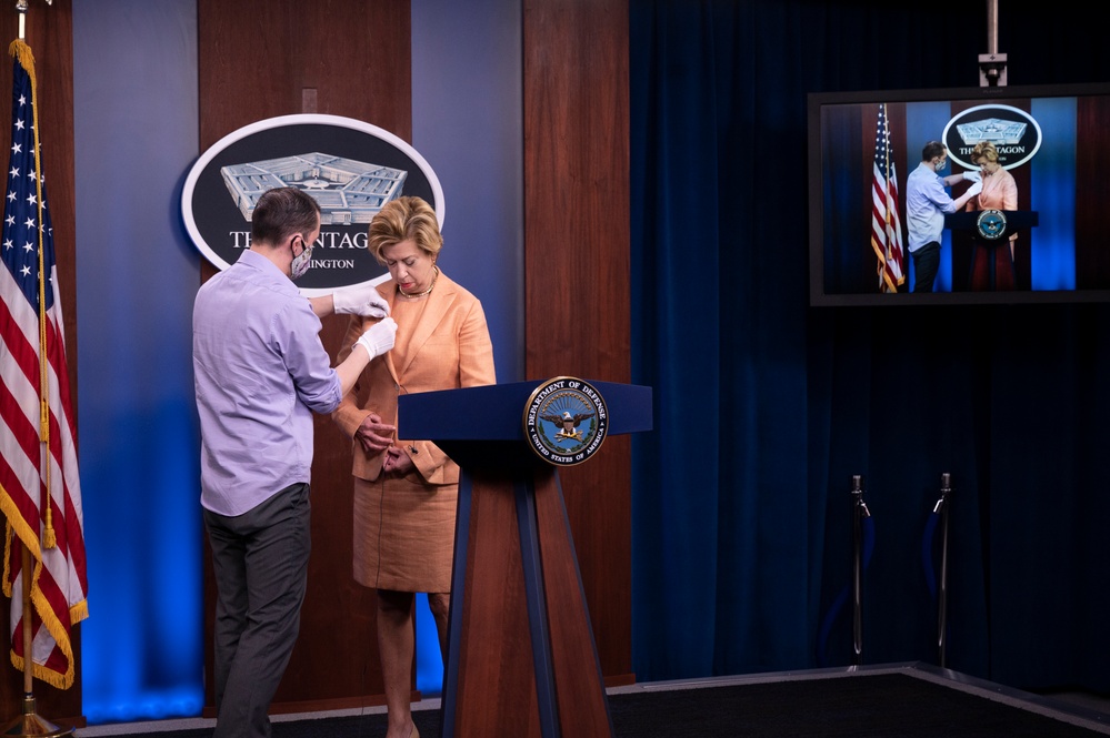 Under Secretary of Defense for Acquisition &amp; Sustainment Ellen Lord during virtual event