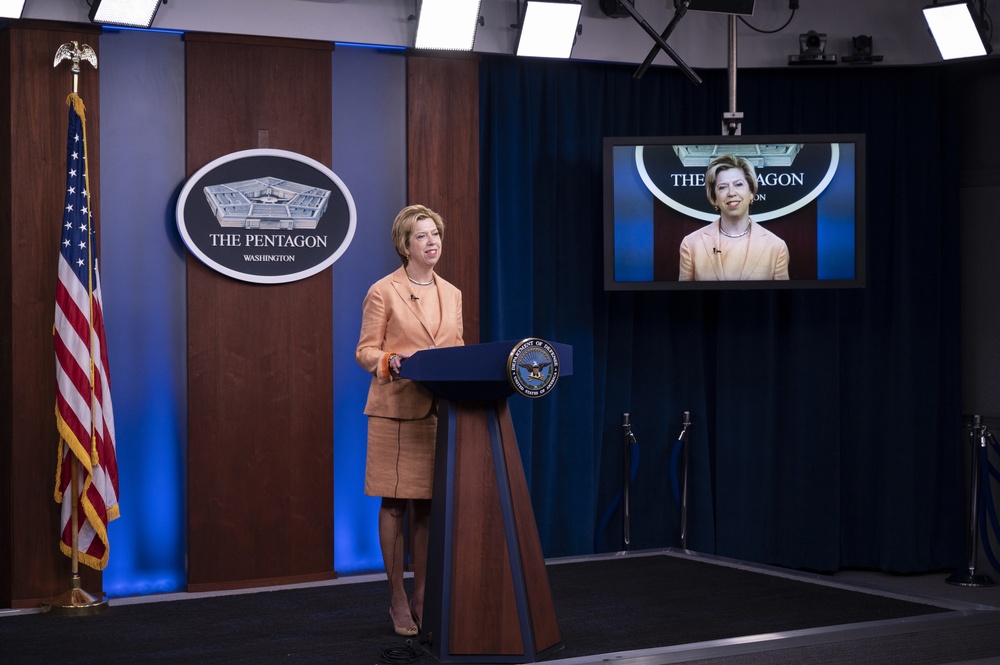 Under Secretary of Defense for Acquisition &amp; Sustainment Ellen Lord during virtual event