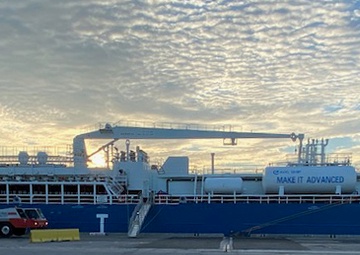 Coast Guard overseas first foreign vessel to bunker LNG as fuel in the U.S.