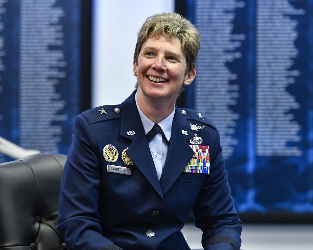 Maj. Gen. Leah Lauderback Promotion