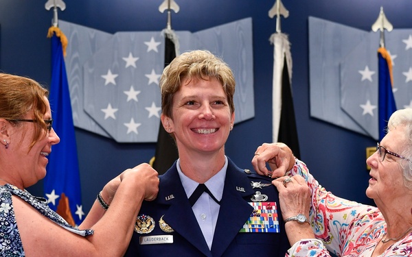 Maj. Gen. Leah Lauderback Promotion
