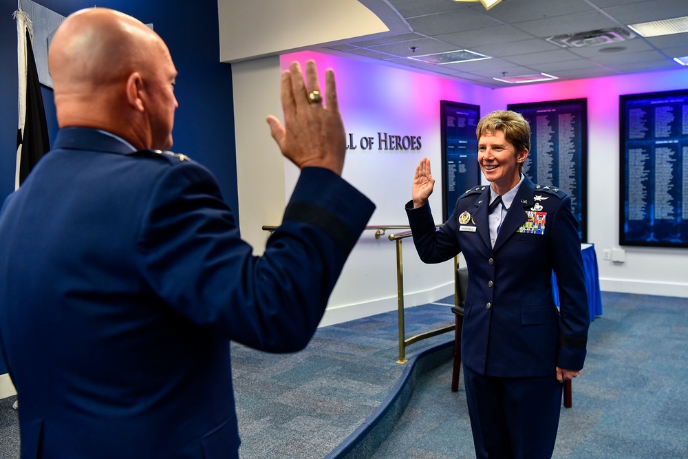 Maj. Gen. Leah Lauderback Promotion