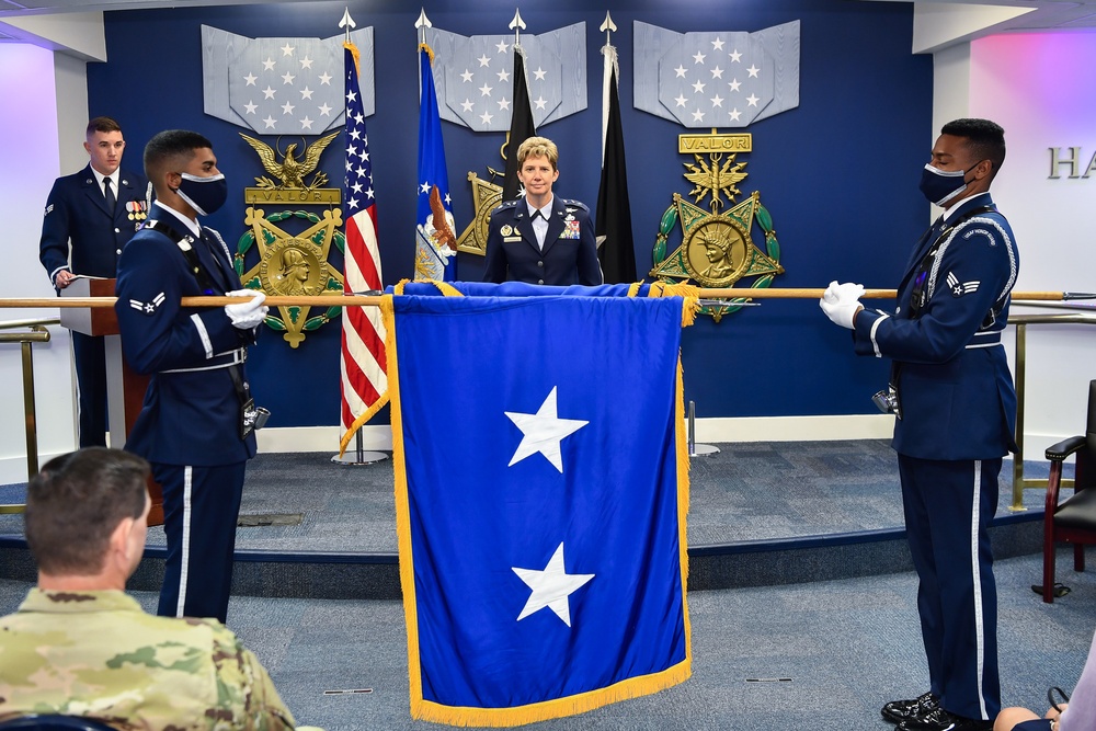 Maj. Gen. Leah Lauderback Promotion