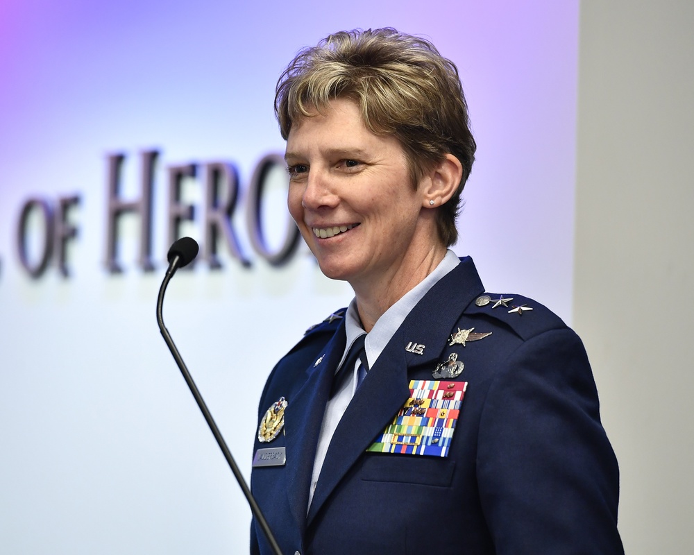 Maj. Gen. Leah Lauderback Promotion