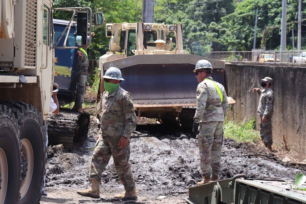 Cleaning and Dredging Yagüez River