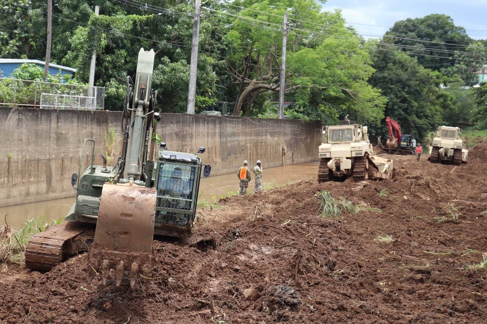 Cleaning and Dredging Yagüez River