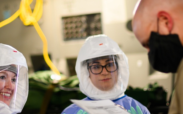 Negatively Pressurized Conex training at Travis Air Force Base