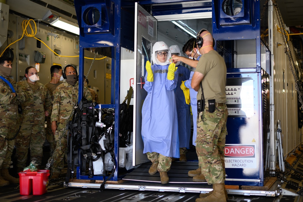 Negatively Pressurized Conex training at Travis Air Force Base