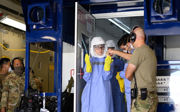 Negatively Pressurized Conex training at Travis Air Force Base