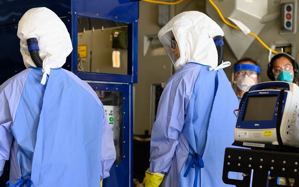 Negatively Pressurized Conex training at Travis Air Force Base