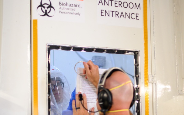 Negatively Pressurized Conex training at Travis Air Force Base