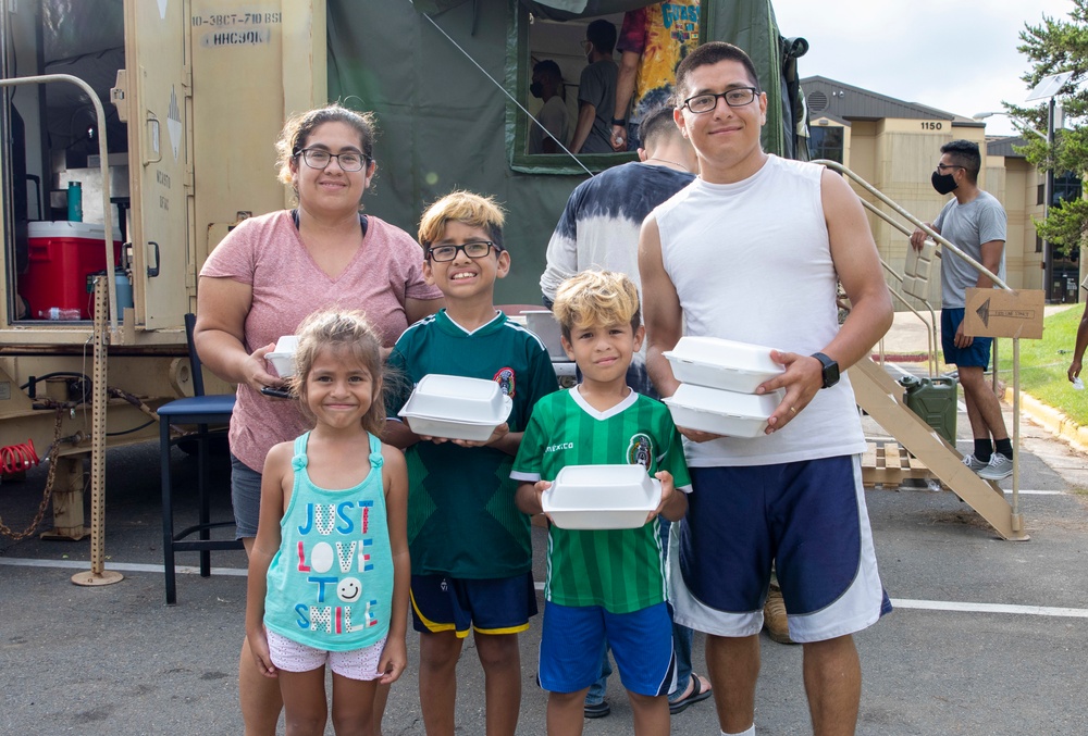 Culinary Specialists lead the way feeding families after Hurricane Laura