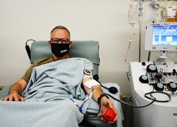 Maj. Gen. Michael Place donates COVID Convalescent Plasma