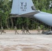 U.S. Military lands C130 on newly renovated Angaur Airfield in Palau