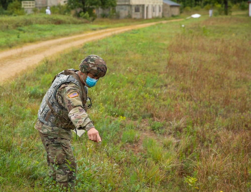 2020 U.S. Army Reserve Best Warrior Competition – Improvised explosive device (IED) lane