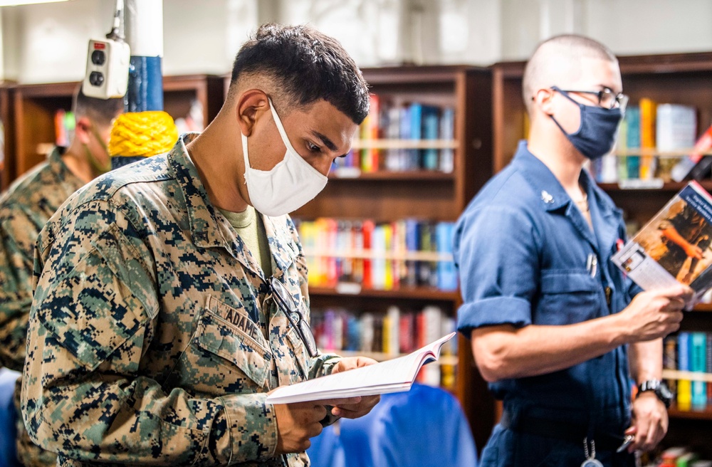 Roman Catholic Mass is Conducted Aboard USS Germantown (LSD 42)