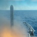USS Antietam (CG 54) launches a tomahawk land-attack cruise missile (TLAM) during Valiant Shield 2020