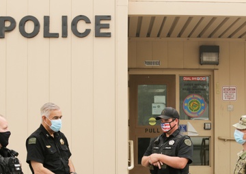 Warm Springs Police Department partners with Oregon National Guard to keep neighborhoods safe during wildfire