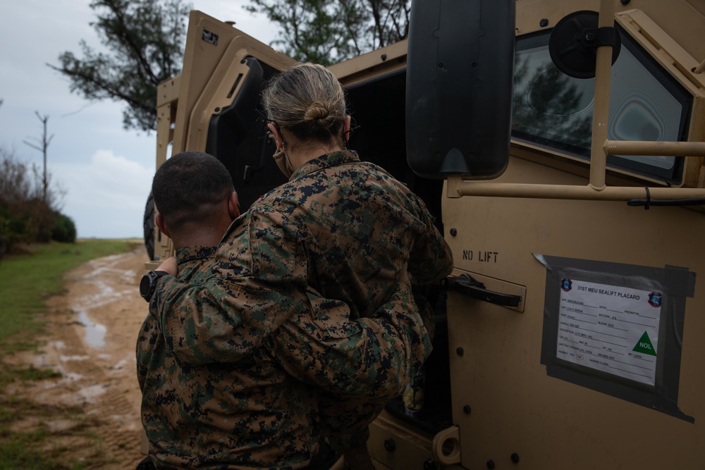 CLB-31 exercise HADR training on Kin Blue