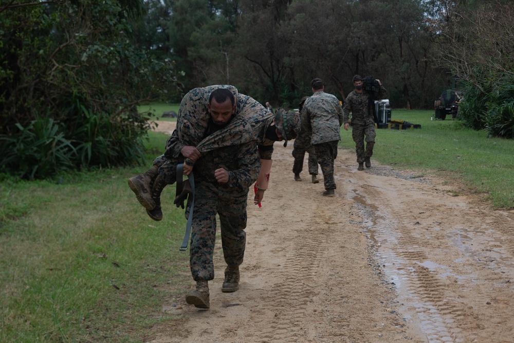 CLB-31 exercise HADR training on Kin Blue