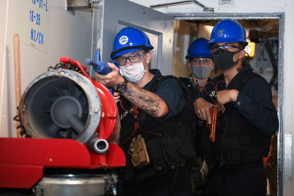 Blue Ridge Sailors Conduct Anti-terrorism Training