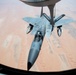 A U.S. Air Force KC-135 Stratotanker refuels F-15C Eagles