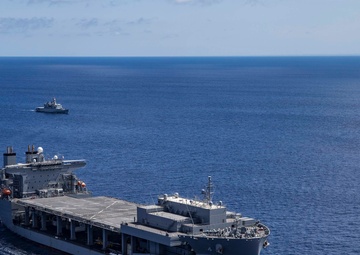 Navy ships train with Army for medical resupply