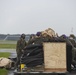 Marines Unload Cargo for a Forward Arming and Refueling Point Exercise