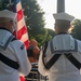 USS Constitution Color Guard performs for the Navy Seal Foundation