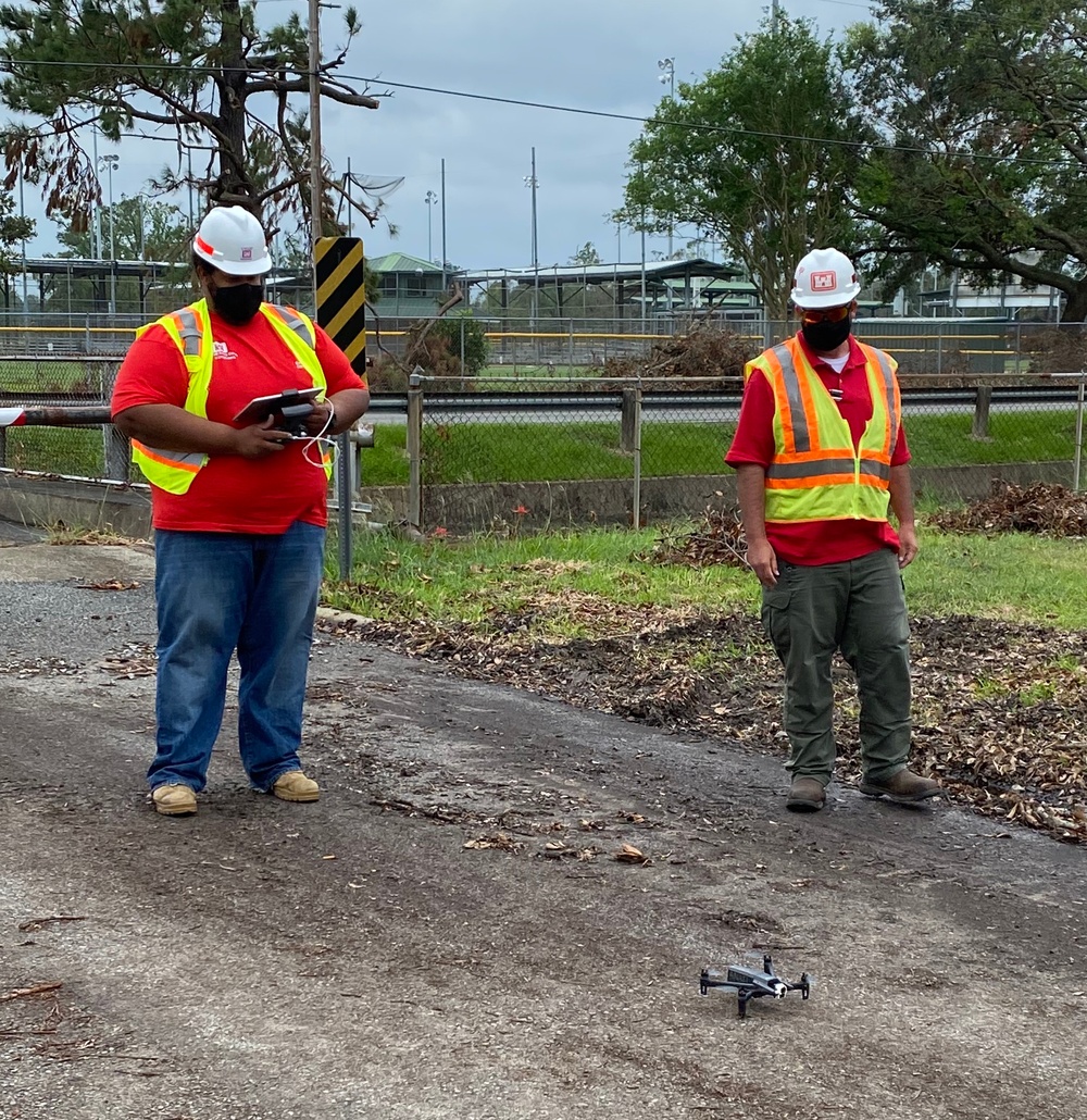 Drones aid Operation Blue Roof mission for Hurricane Laura response