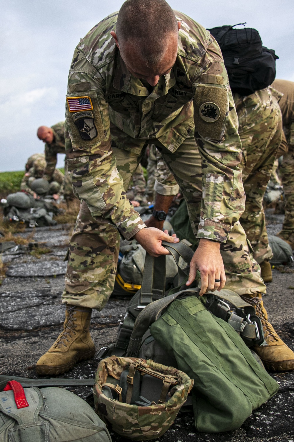 Adjusting Parachute