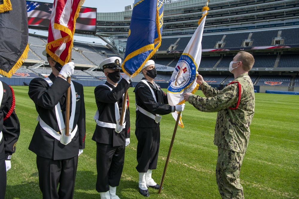 RTC Honor Guard Records National Anthem for Chicago Bears