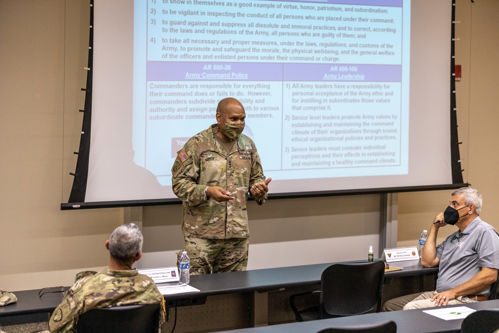 Inspector General Visits Camp smith