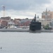 USS Providence (SSN 719) Departing