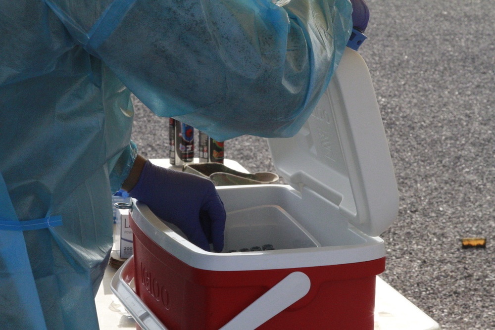 Arizona National Guard Help with COVID-19 testing site in Safford, Ariz.