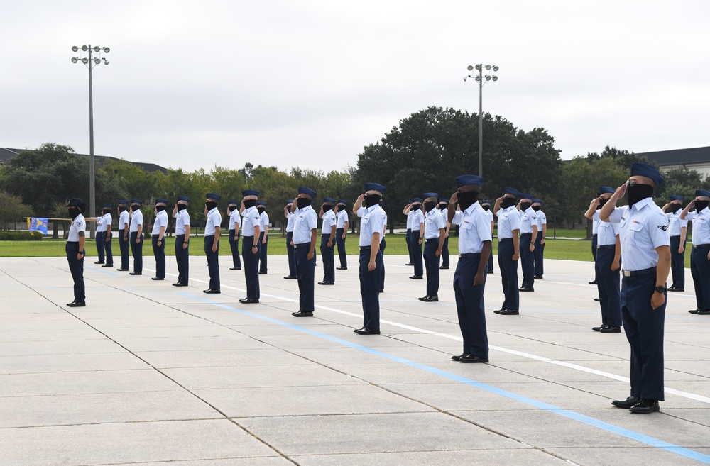 Keesler BMT graduation ceremony September 11, 2020