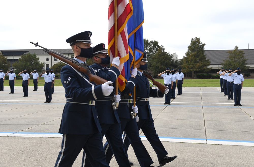 Keesler BMT graduation ceremony September 11, 2020