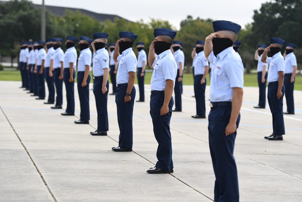 Keesler BMT graduation ceremony September 11, 2020