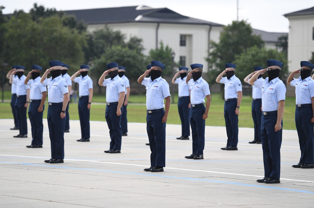 Keesler BMT graduation ceremony September 11, 2020