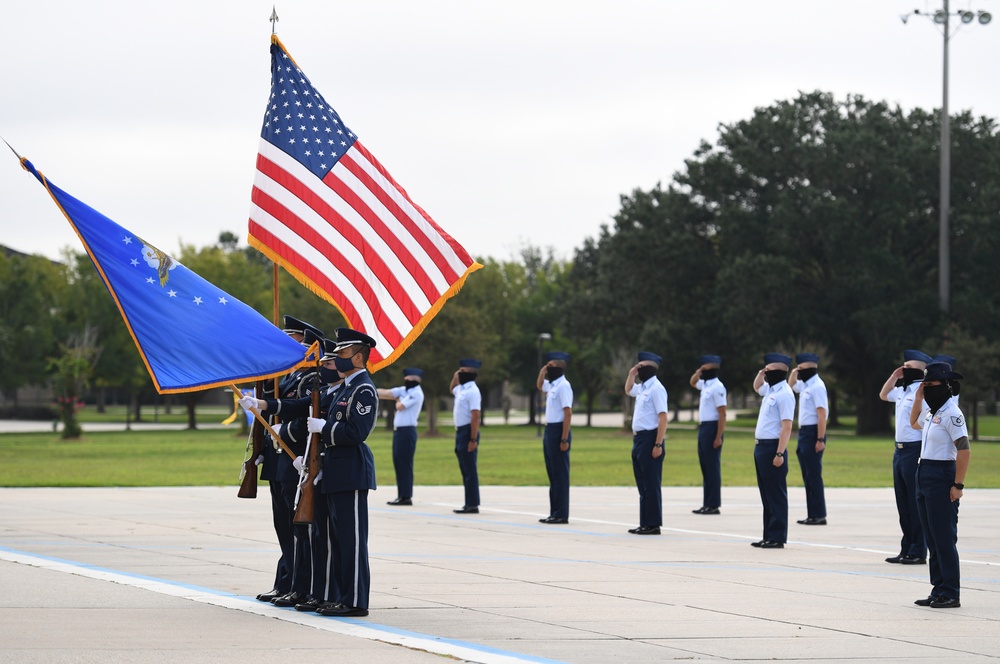 Keesler BMT graduation ceremony September 11, 2020