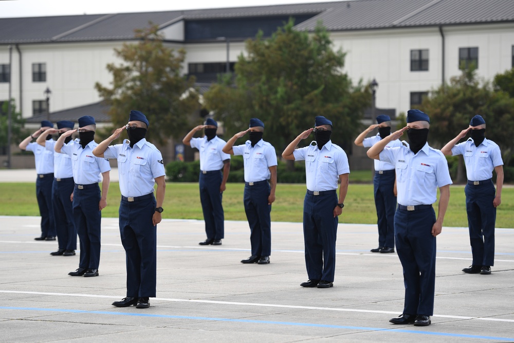 Keesler BMT graduation ceremony September 11, 2020