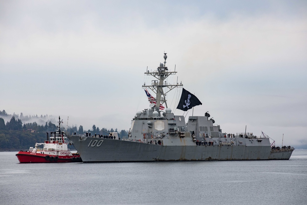 USS Kidd Returns from Deployment