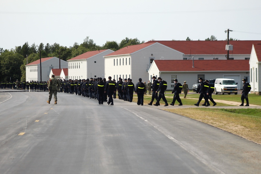 Navy's Recruit Training Command restriction of movement operations at Fort McCoy