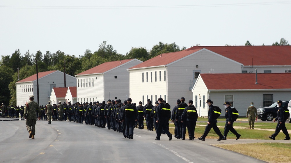 Navy's Recruit Training Command restriction of movement operations at Fort McCoy
