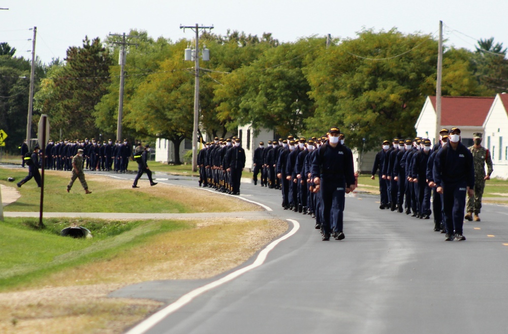 Navy's Recruit Training Command restriction of movement operations at Fort McCoy