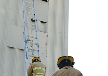 Firefighters train their own due to closed schools