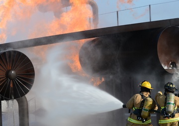 Firefighters train their own due to closed schools