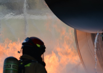 Firefighters train their own due to closed schools